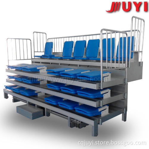 JY-769 folded stadium chair bleacher seat China furniture retractable seating